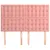 Produktbild 3 för Huvudgavlar 4 st rosa 72x5x78/88 cm sammet