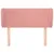 Produktbild 3 för Sänggavel med kanter rosa 83x23x78/88 cm sammet