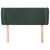 Produktbild 3 för Sänggavel med kanter mörkgrön 83x23x78/88 cm sammet