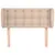 Produktbild 3 för Sänggavel med kanter cappuccino 93x23x78/88 cm konstläder