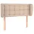Produktbild 2 för Sänggavel med kanter cappuccino 103x23x78/88 cm konstläder