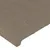 Produktbild 5 för Sänggavel med kanter taupe 147x23x78/88 cm tyg