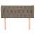 Produktbild 3 för Sänggavel med kanter taupe 103x23x78/88 cm tyg