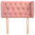 Produktbild 3 för Sänggavel med kanter rosa 83x23x78/88 cm sammet