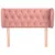 Produktbild 3 för Sänggavel med kanter rosa 93x23x78/88 cm sammet