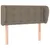 Produktbild 2 för Sänggavel med kanter taupe 93x23x78/88 cm tyg