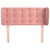 Produktbild 3 för Sänggavel med kanter rosa 83x23x78/88 cm sammet
