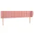 Produktbild 2 för Sänggavel med kanter rosa 183x23x78/88 cm sammet