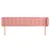 Produktbild 3 för Sänggavel med kanter rosa 183x23x78/88 cm sammet