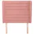 Produktbild 3 för Sänggavel med kanter rosa 93x23x118/128 cm sammet