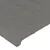 Produktbild 5 för Sänggavel med kanter mörkgrå 83x23x118/128 cm tyg