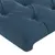 Produktbild 5 för Sänggavel med kanter mörkblå 103x23x118/128 cm sammet