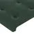 Produktbild 5 för Sänggavel med kanter mörkgrön 103x23x118/128 cm sammet