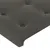 Produktbild 5 för Sänggavel med kanter mörkgrå 203x23x118/128 cm sammet