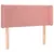 Produktbild 2 för Sänggavel med kanter rosa 93x16x78/88 cm sammet