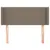 Produktbild 3 för Sänggavel med kanter taupe 93x16x78/88 cm tyg