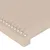 Produktbild 5 för Sänggavel med kanter cappuccino 83x16x78/88 cm konstläder
