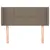 Produktbild 3 för Sänggavel med kanter taupe 83x16x78/88 cm tyg