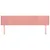 Produktbild 3 för Sänggavel med kanter rosa 203x16x78/88 cm sammet