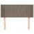 Produktbild 3 för Sänggavel med kanter taupe 93x16x78/88 cm tyg
