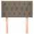 Produktbild 3 för Sänggavel med kanter taupe 83x16x78/88 cm tyg