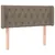 Produktbild 2 för Sänggavel med kanter taupe 103x16x78/88 cm tyg