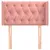 Produktbild 3 för Sänggavel med kanter rosa 83x16x78/88 cm sammet