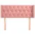 Produktbild 3 för Sänggavel med kanter rosa 93x16x78/88 cm sammet