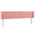 Produktbild 2 för Sänggavel med kanter rosa 163x16x78/88 cm sammet