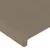 Produktbild 5 för Sänggavel med kanter taupe 147x16x118/128 cm tyg