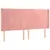 Produktbild 2 för Sänggavel med kanter rosa 163x16x118/128 cm sammet
