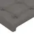 Produktbild 5 för Sänggavel med kanter grå 103x16x118/128 cm konstläder