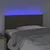 Produktbild 3 för Sänggavel LED taupe 80x5x78/88 cm tyg