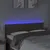 Produktbild 3 för Sänggavel LED taupe 144x5x78/88 cm tyg