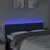 Produktbild 3 för Sänggavel LED blå 144x5x78/88 cm tyg
