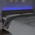 Produktbild 3 för Sänggavel LED taupe 160x5x78/88 cm tyg