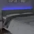 Produktbild 3 för Sänggavel LED ljusgrå 180x5x78/88 cm tyg