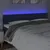Produktbild 3 för Sänggavel LED blå 180x5x78/88 cm tyg