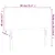 Produktbild 6 för Sänggavel LED rosa 80x5x78/88 cm sammet
