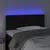 Produktbild 3 för Sänggavel LED svart 90x5x78/88 cm sammet