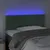 Produktbild 3 för Sänggavel LED mörkgrön 100x5x78/88 cm sammet