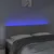 Produktbild 3 för Sänggavel LED ljusgrå 144x5x78/88 cm sammet
