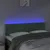 Produktbild 3 för Sänggavel LED mörkgrön 144x5x78/88 cm sammet