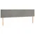 Produktbild 4 för Sänggavel LED ljusgrå 180x5x78/88 cm sammet