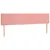 Produktbild 4 för Sänggavel LED rosa 180x5x78/88 cm sammet