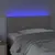 Produktbild 3 för Sänggavel LED grå 90x5x78/88 cm konstläder
