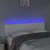 Produktbild 3 för Sänggavel LED vit 144x5x78/88 cm konstläder