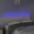 Produktbild 3 för Sänggavel LED cappuccino 144x5x78/88 cm konstläder