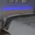 Produktbild 3 för Sänggavel LED cappuccino 160x5x78/88 cm konstläder