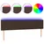 Produktbild 2 för Sänggavel LED brun 180x5x78/88 cm konstläder